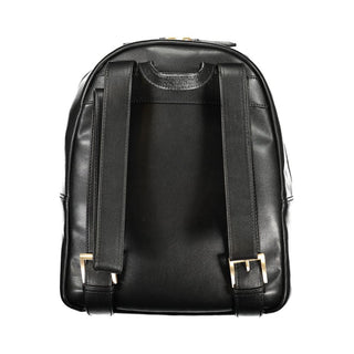 Mochila para mujer de poliuretano negro