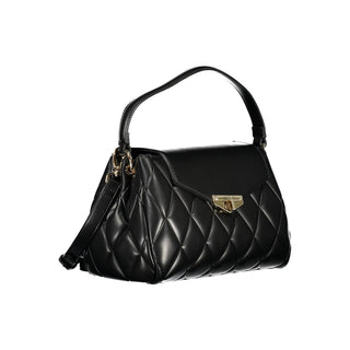 Bolso de mujer de poliuretano negro