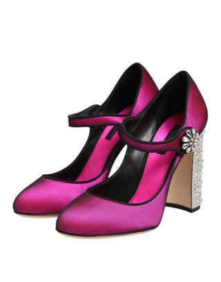 Pink Strass Mary Janes Absatzpumps Schuhe
