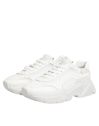 Weiße Leder Daymaster Low-Top Sneakers