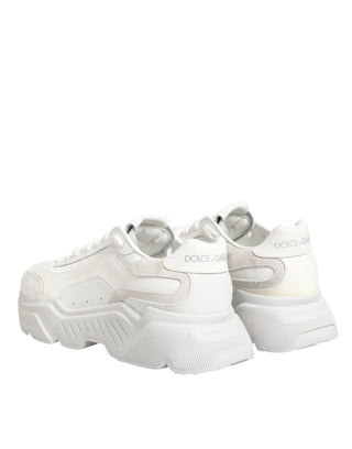 Weiße Leder Daymaster Low-Top Sneakers