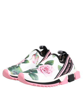 Sneakers Sorrento mit weißem Rosendruck