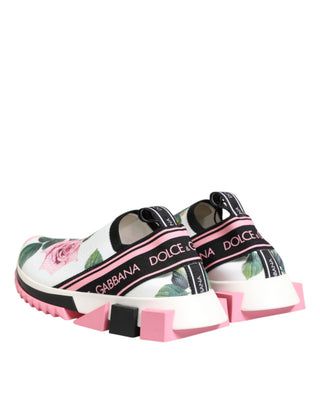 Sneakers Sorrento mit weißem Rosendruck