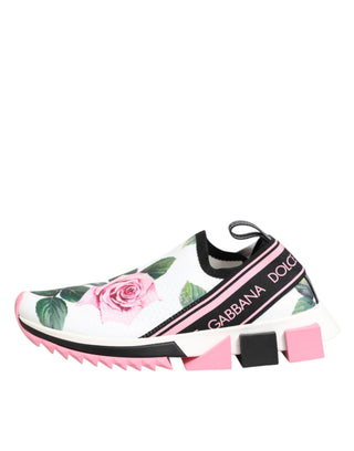 Sneakers Sorrento mit weißem Rosendruck