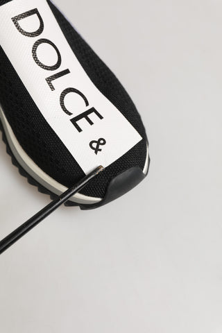 Schwarze Logo Low Top Sorrento Sneakers Schuhe