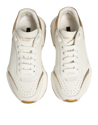 White Gold Daymaster Low Top Sneakers Shoes