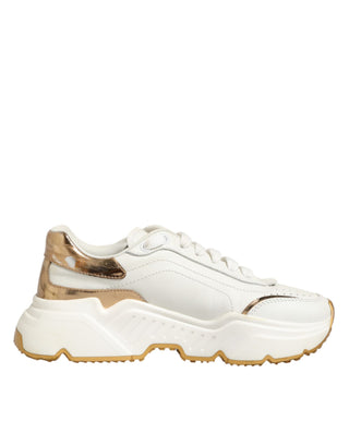 White Gold Daymaster Low Top Sneakers Shoes