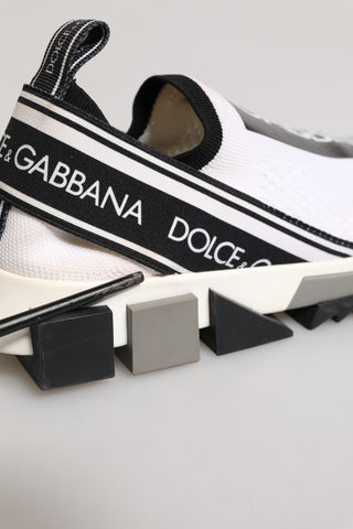 White Logo Low Top Sorrento Sneakers Shoes