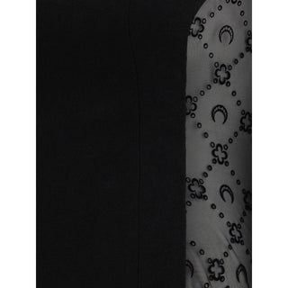 Black Wool Casual Dress