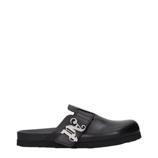Zapatillas de cuero negras