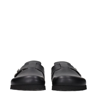 Zapatillas de cuero negras