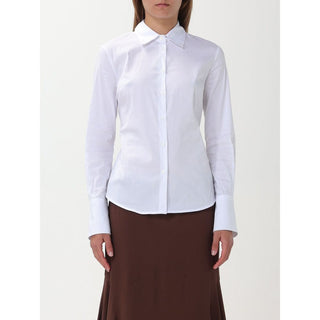 Camisa de vestir blanca de algodón