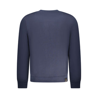 "Blaues Baumwoll-Herren-Sweatshirt"