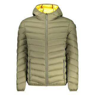 Chaqueta verde de poliamida para hombre