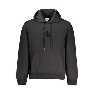 Schwarzes Kapuzen-Sweatshirt für Herren aus Baumwolle