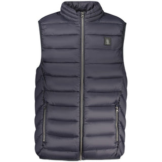 Chaqueta de hombre de poliamida azul