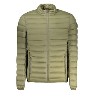 Chaqueta de hombre de poliamida verde
