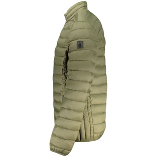 Chaqueta de hombre de poliamida verde