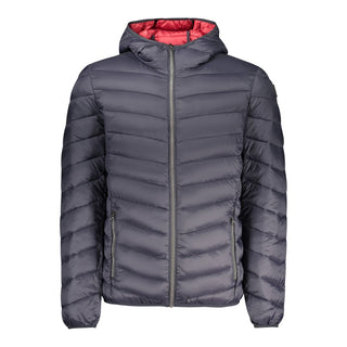 Chaqueta azul de poliamida para hombre