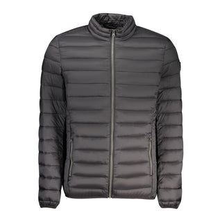 Chaqueta negra de poliamida para hombre