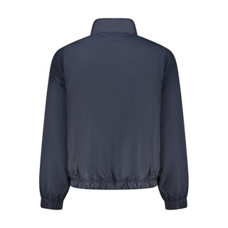 Blaue Polyester-Herrenjacke