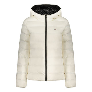 White Polyester Women's Jacket