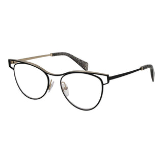 Gafas con montura de metal negro