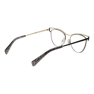 Gafas con montura de metal negro