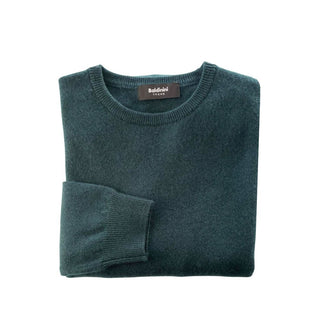 Grüner Kaschmirpullover für Herren