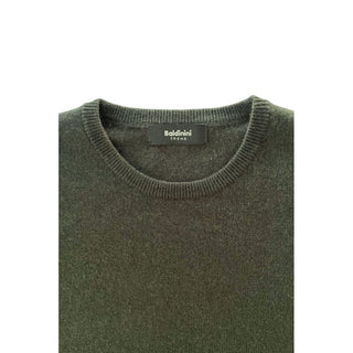 Green Cashmere Men Sweater