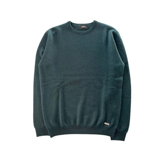 Grüner Kaschmirpullover für Herren