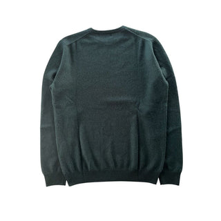 Grüner Kaschmirpullover für Herren