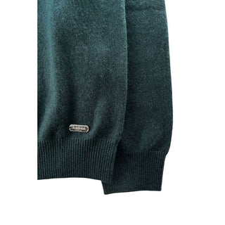 Grüner Kaschmirpullover für Herren