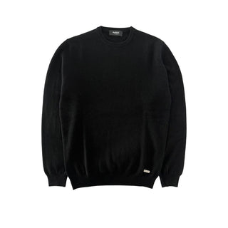 Suéter negro de cachemira para hombre