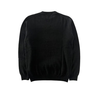 Suéter negro de cachemira para hombre