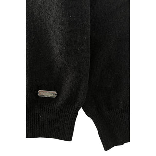Suéter negro de cachemira para hombre
