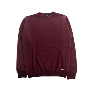 Roter Kaschmir-Herrenpullover