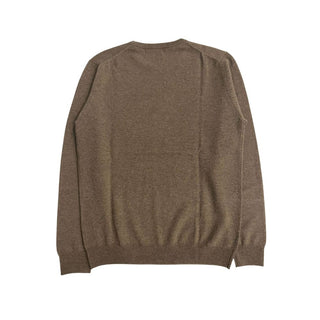 Suéter marrón de cachemira para hombre