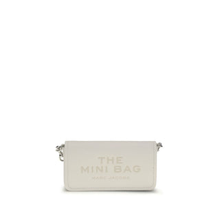Bolso de hombro blanco de piel de ternero Bos Taurus