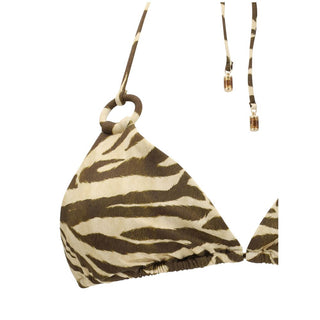 Brauner Polyamid-Bikini