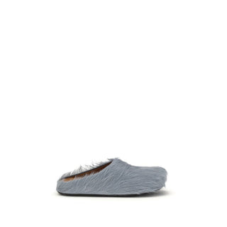 Blue Calf Leather Bos Taurus Mules