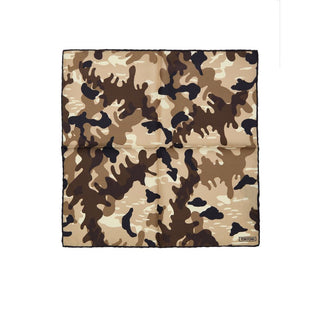 Beige Silk Pocket Square
