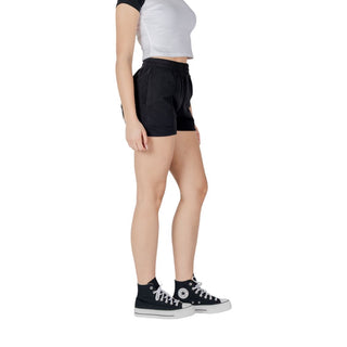 Bermudas de algodón negro