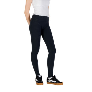 Schwarze Baumwoll-Leggings