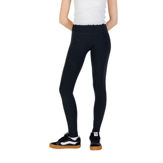 Schwarze Baumwoll-Leggings