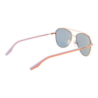 Roségoldene Gummi-Sonnenbrille
