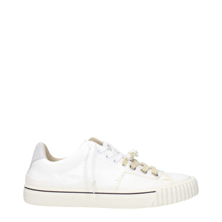 Zapatillas bajas de cuero blancas