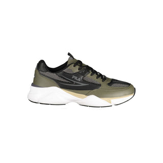 Green Polyurethane Men's Sneaker
