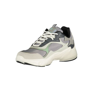 Zapatillas para mujer de poliuretano gris