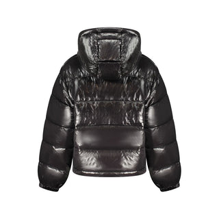 Black Polyester Women Jacket